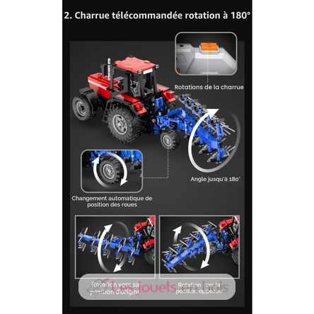 Tractor de granja 1675 piezas C61052W CaDA 7
