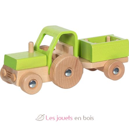 Tractor con remolque verde GK55838 Goki 1