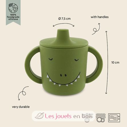 Taza para beber de silicona Mr Dino TX-96-420 Trixie 3