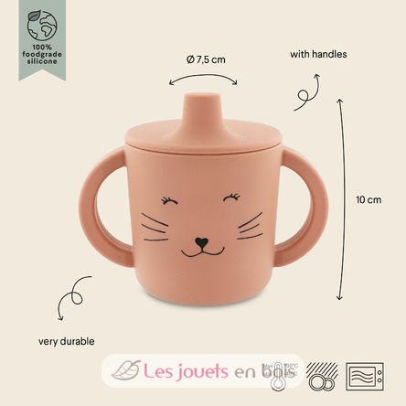 Taza para beber de silicona Mrs Cat TX-96-424 Trixie 2