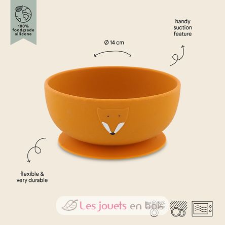 Bol de silicona con ventosa Mr Fox TX-96-446 Trixie 2