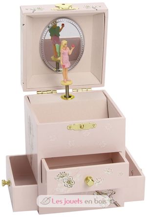 Caja musical Hada de las cerezas rosa 13,5x10x10cm TR-S13003 Trousselier 5