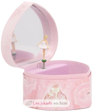 Joyero musical fosforescente rosa Bailarina TR-S30974 Trousselier 1