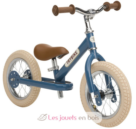 Trybike Draisienne 2 en 1 azul petróleo TBS-3-VIN-BLUE Trybike 4