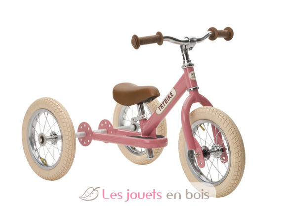 Trybike Draisienne 2 en 1 rosa TBS-3-VIN-PINK Trybike 1