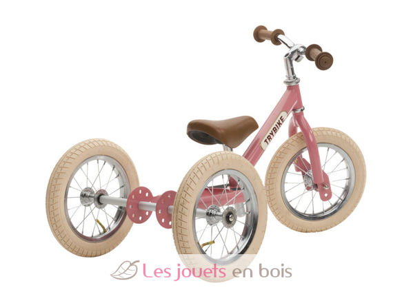 Trybike Draisienne 2 en 1 rosa TBS-3-VIN-PINK Trybike 2