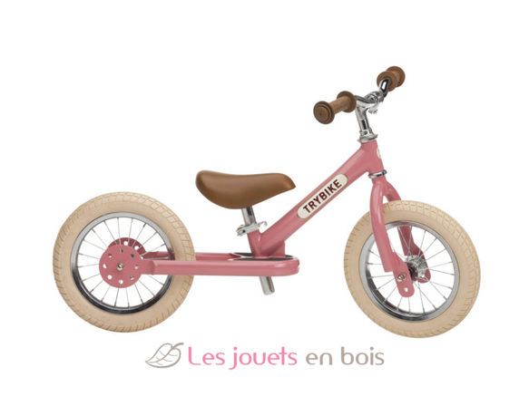Trybike Draisienne 2 en 1 rosa TBS-3-VIN-PINK Trybike 4