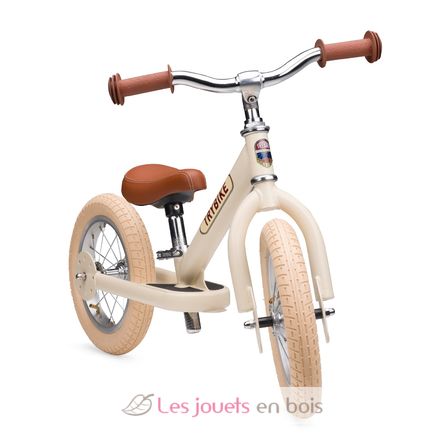 Bicicleta sin pedales 2 in 1 crema mate TBS-3-CRM-VIN Trybike 6