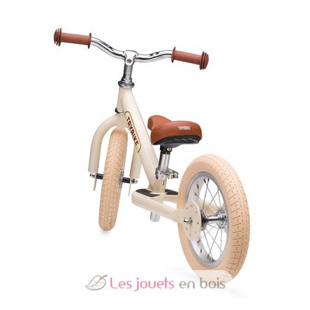 Bicicleta sin pedales acero crema mate TBS-2-CRM-VIN Trybike 4