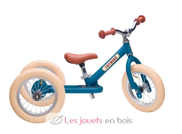 Bicicleta sin pedales 2 in 1 azul mate TBS-3-BLUM-VIN Trybike 3