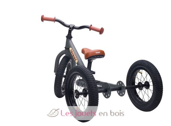 Bicicleta sin pedales 2 in 1 gris mate TBS-3-ANTM Trybike 4