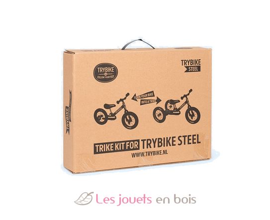 Kit de triciclo de acero Trybike - neumáticos negros TBS-99-TK Trybike 3