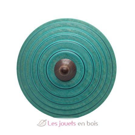 Peonza de madera Tukan morado turquesa 75 mm MA-BS208VT Mader 3
