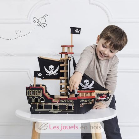 Barco de los Piratas de Barbarroja LTV246-3113 Le Toy Van 4