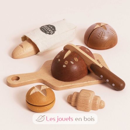 Juego de baguettes y panes artesanos TV3001 Le Toy Van 2