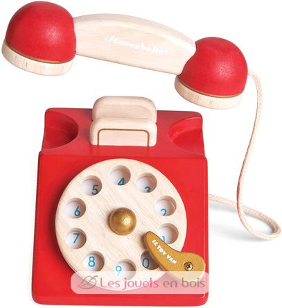 Teléfono de madera vintage TV323 Le Toy Van 3