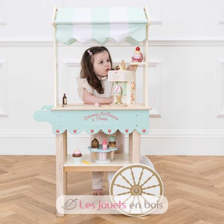 El carrito de helados azul TV327A Le Toy Van 6