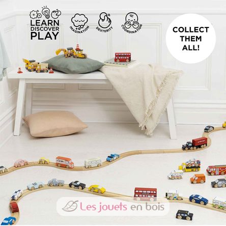 Juego de coches clásicos TV443 Le Toy Van 3