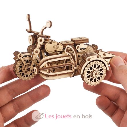Motocicleta Voladora de Hagrid modelo mecánico U-70212 Ugears 3