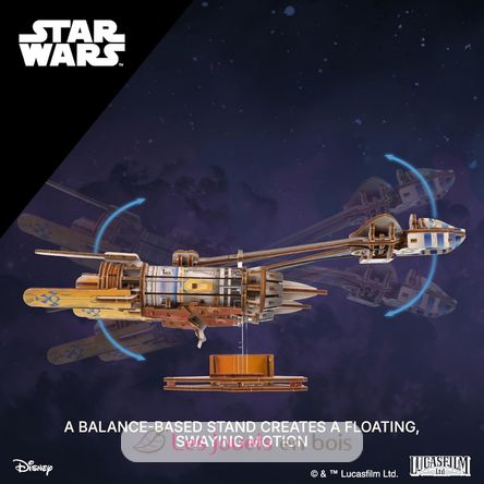 Anakin Skywalkers Podracer modelo mecánico U-70273 Ugears 7