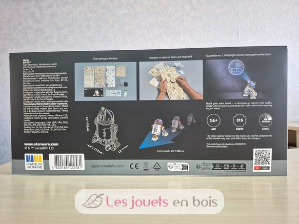 R2-D2 Star Wars modelo mecánico U-70272 Ugears 9