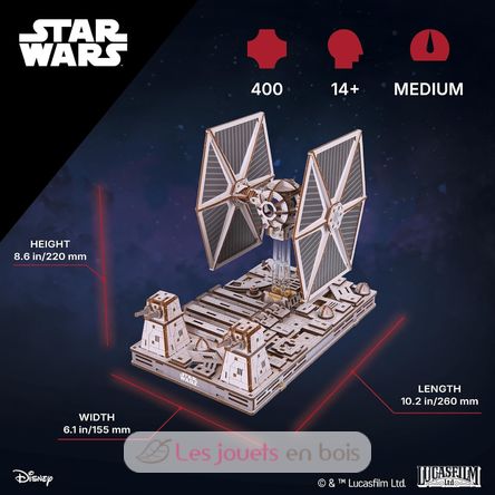 Star Wars TIE Fighter modelo mecánico U-70270 Ugears 2