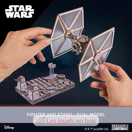 Star Wars TIE Fighter modelo mecánico U-70270 Ugears 6