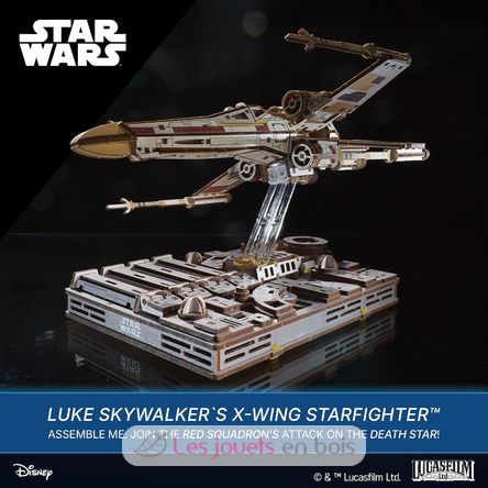 X-Wing de Luke Skywalker modelo mecánico U-70269 Ugears 7