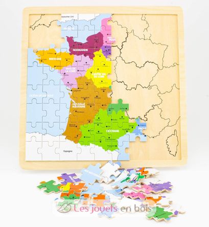 Mapa de las regiones de Francia UL-3971 Ulysse 2