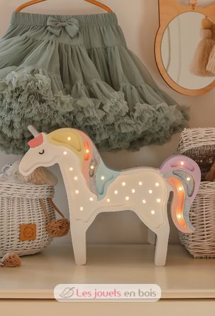 Luz nocturna de unicornio arco iris LL012-343 Little Lights 3