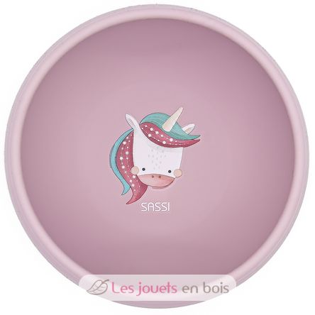 Tazón de silicona Sparkly el unicornio SJ-SI0740 Sassi Junior 1