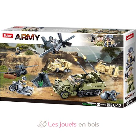 Army WWII - La Batalla 552 piezas SL-M38-B0812 Sluban 1
