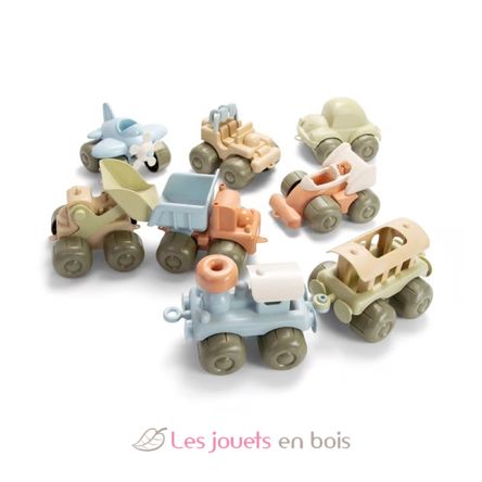 Vehículos de bioplástico 8 piezas DA6968 Dantoy 1