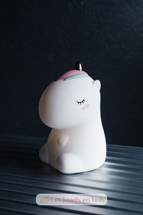 Luz nocturna Cosmo el unicornio blanco L-UNIWHITER Little L 6