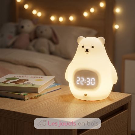 Luz nocturna y despertador Oso blanco UL8172 Ulysse 2
