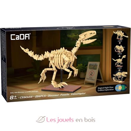Esqueleto de Velociraptor 256 piezas C59014W CaDA 3