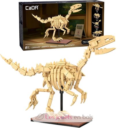 Esqueleto de Velociraptor 256 piezas C59014W CaDA 4