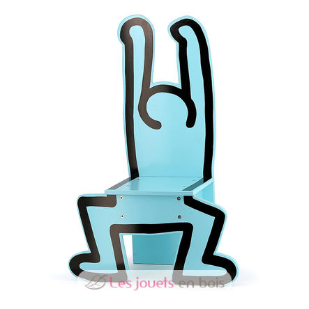 Chaise Keith Haring bleue V0313-1400 Vilac 3