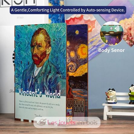 Book Nook El mundo de Vincent T-TQ113 Tonecheer 6