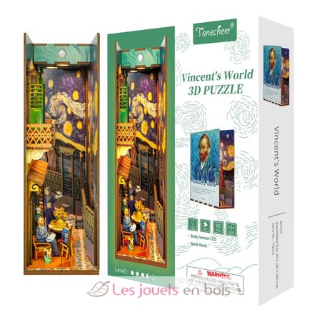 Book Nook El mundo de Vincent T-TQ113 Tonecheer 1