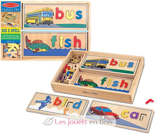 Ver y deletrear en inglés MD-12940 Melissa & Doug 1