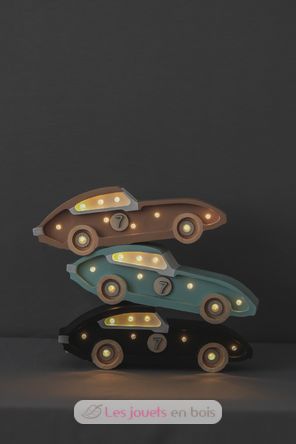Luz nocturna de coche de carreras azul LL058-440 Little Lights 2