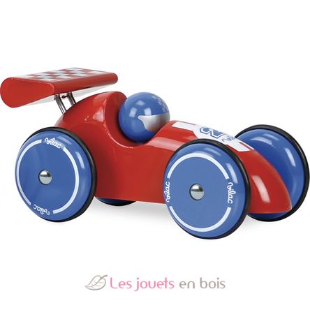 Coche de carreras XL rojo y azul V2300R Vilac 1