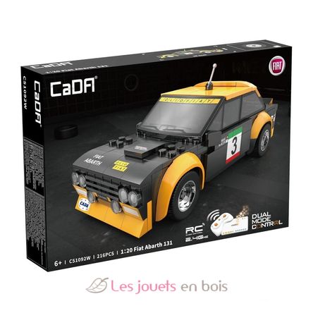 Coche deportivo Fiat 131 Abarth 254 piezas C55035W CaDA 4