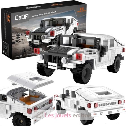 Vehículo todoterreno Humvee 328 piezas C55022W CaDA 2