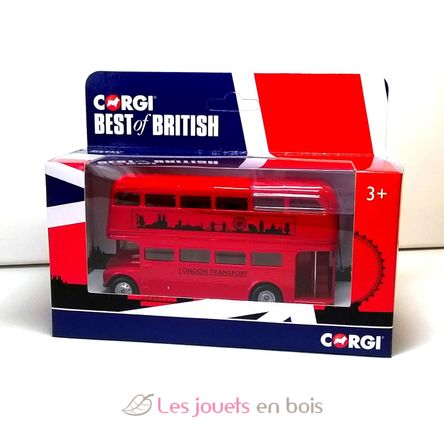 Autobús Routemaster Londres RML2757 1956 NO-CRG-GS82328 Norev 4