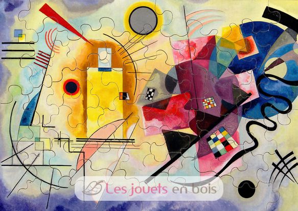 Amarillo Rojo Azul de Kandinsky K066-50 Puzzle Michèle Wilson 1