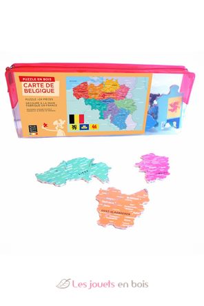 Mapa de Bélgica W83-24 Puzzle Michèle Wilson 2