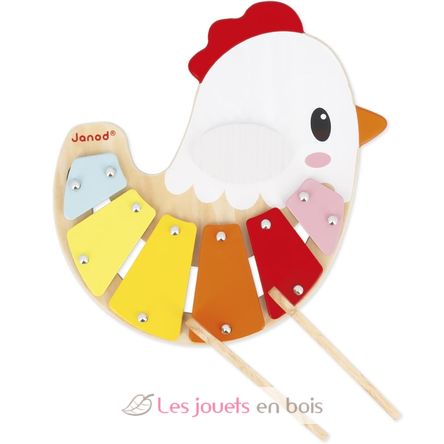 Xilófono de gallina J03335 Janod 6
