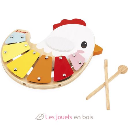 Xilófono de gallina J03335 Janod 3